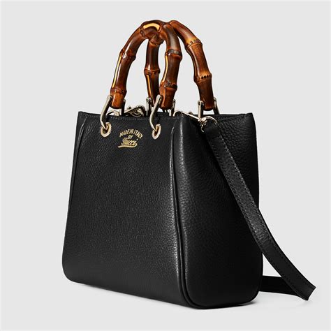 gucci bamboo mini shopper|Gucci bamboo shopper leather tote.